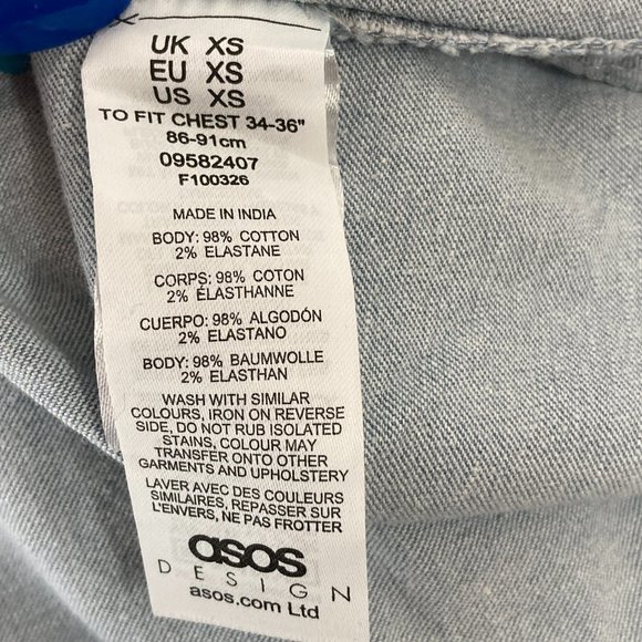 ASOS Dark Future Brushed Flannel Slim Denim - Picture 5 of 8